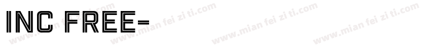 inc free字体转换
